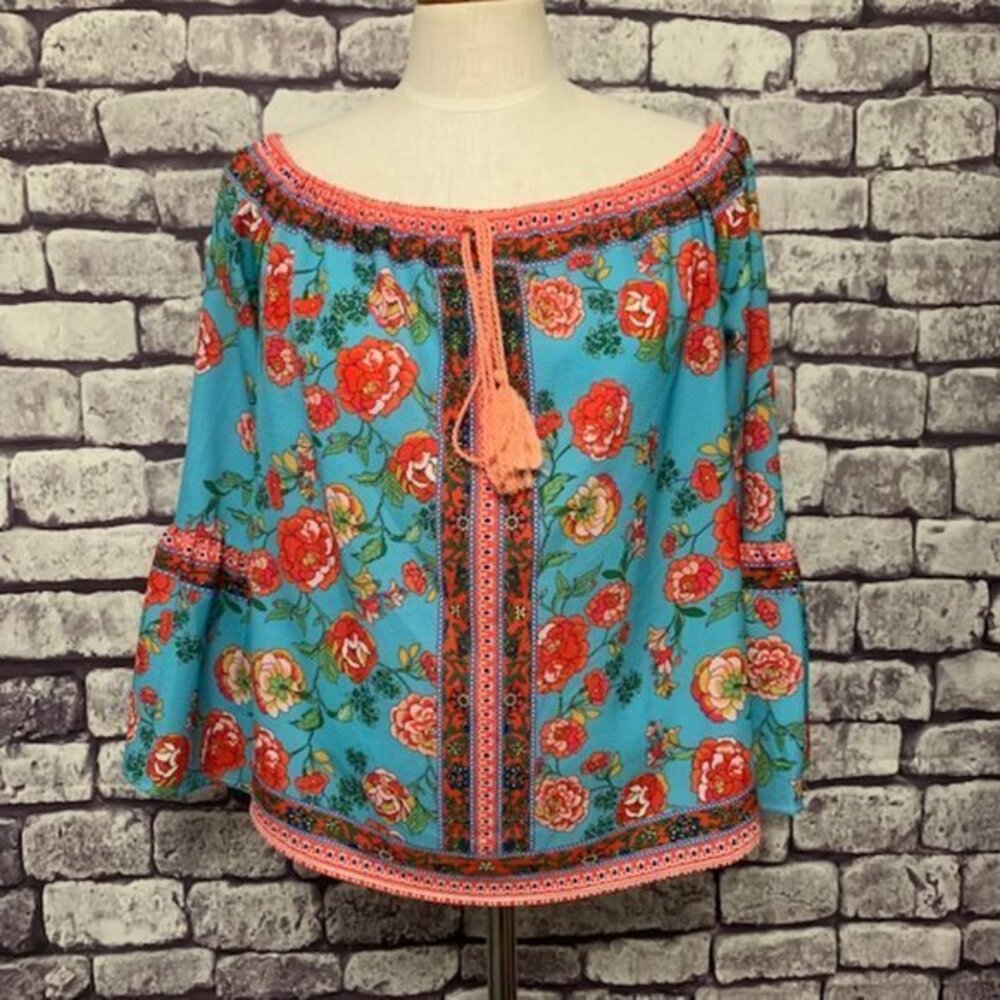 Umgee Off The Shoulder Blouse Size M